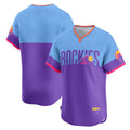 Colorado Rockies Purple-Light Blue Puhics 2025 City Connect Limited Jersey