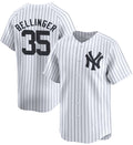 New York Yankees #35 Cody Bellinger White Puhics 2024 Home Limited With Name Stitched Jersey