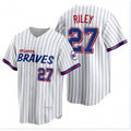 Atlanta Braves #27 Austin Riley 2021 City Connect Stitched White Puhics Jersey