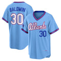 Atlanta Braves #30 Drake Baldwin Powder Blue Puhics 2026 City Connect Stadium Jersey