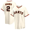 San Francisco Giants #2 Willy Adames Puhics Cream Home Replica Jersey