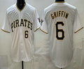 Pittsburgh Pirates #6 Konnor Griffin White Puhics Limited Jersey