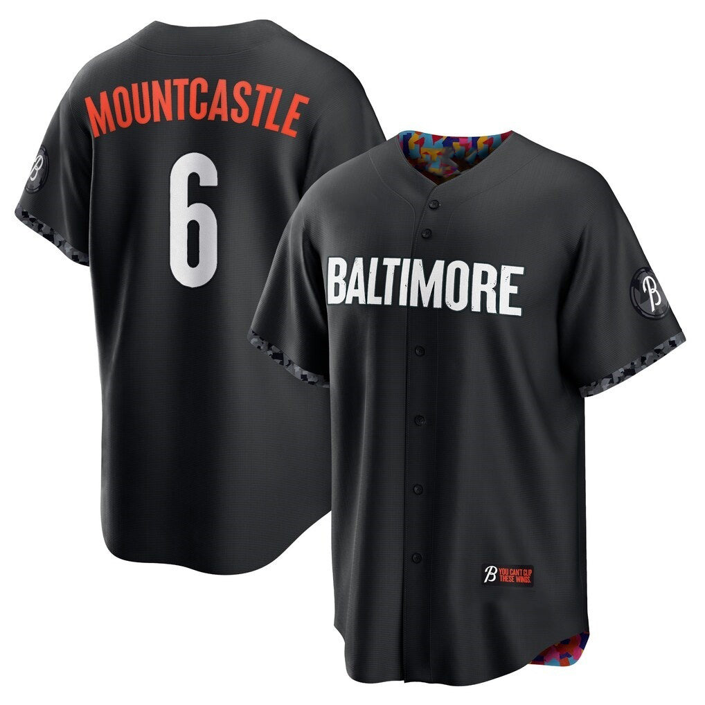 Baltimore Orioles #6 Ryan Mountcastle Black Puhics City Connect Replica Player Jersey