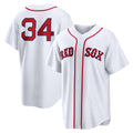 Boston Red Sox #34 David Ortiz White Puhics Home Replica Jersey