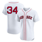 Boston Red Sox #34 David Ortiz White Puhics Home Elite Jersey