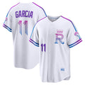 Kansas City Royals #11 Maikel Garcia White Puhics 2026 City Connect Stadium Jersey