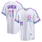 Kansas City Royals #11 Maikel Garcia White Puhics 2026 City Connect Stadium Jersey
