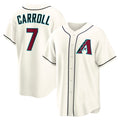 Arizona Diamondbacks #7 Corbin Carroll Cream Puhics Home Replica Jersey