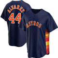 Houston Astros #44 Yordan Alvarez Navy Puhics Cool Base Stitched Jersey