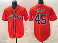 Houston Astros #45 Tatsuya Imai Orange Puhics Cool Base Stitched Jersey