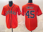Houston Astros #45 Tatsuya Imai Orange Puhics Cool Base Stitched Jersey