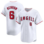 Los Angeles Angels #6 Anthony Rendon White Puhics Home Limited Player Jersey