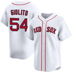 Boston Red Sox #54 Lucas Giolito White Puhics 2024 Home Limited Stitched Jersey