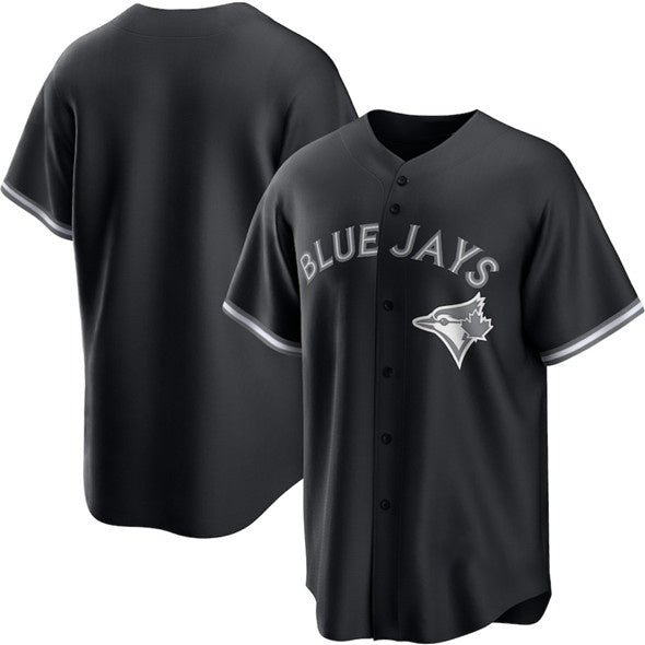Toronto Blue Jays Blank Black Puhics Lights Out Limited Stitched Jersey