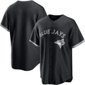 Toronto Blue Jays Blank Black Puhics Lights Out Limited Stitched Jersey