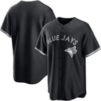 Toronto Blue Jays Blank Black Puhics Lights Out Limited Stitched Jersey