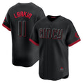 Cincinnati Reds #11 Barry Larkin Black Puhics City Connect Limited Player Jersey