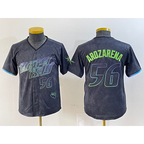 Tampa Bay Rays #56 Randy Arozarena Number Charcoal Puhics 2024 City Connect Limited Stitched Jersey 2