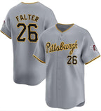 Pittsburgh Pirates #26 Bailey Falter Gray Puhics Away Limited Stitched Jersey