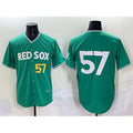 Boston Red Sox #57 Greg Weissert Green Puhics 2025 City Connect Limited Stitched Jersey