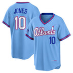 Atlanta Braves #10 Chipper Jones Powder Blue Puhics 2026 City Connect Stadium Jersey