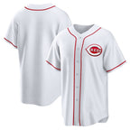 Cincinnati Reds White Puhics Home Replica Team Jersey
