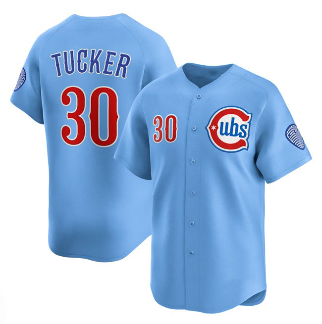 Chicago Cubs #30 Kyle Tucker Blue Puhics 2024-25 2nd Alternate Limited Stitched Jersey