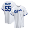 Kansas City Royals #55 Cole Ragans White Puhics Home Replica Jersey