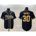 Pittsburgh Pirates #30 Paul Skenes Black Puhics Cool Base Stitched Jersey