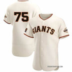 San Francisco Giants #75 Camilo Doval Cream Puhics Flex Base Stitched Jersey