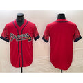 Atlanta Braves Blank Red Puhics City Connect Cool Base Stitched Jersey