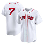 Boston Red Sox #7 Masataka Yoshida White Puhics Home Limited Player Jersey