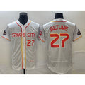 Houston Astros #27 Jose Altuve Number White Puhics 2023 City Connect Flex Base Stitched Jersey 2