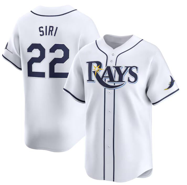 Tampa Bay Rays #22 Jose Siri White Puhics Home Limited Stitched Jersey