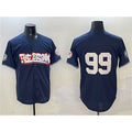 New York Yankees #99 Aaron Judge Navy Puhics Bronx Graffiti Vapor Limited Stitched Jersey