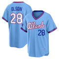 Atlanta Braves #28 Matt Olson Powder Blue Puhics 2026 City Connect Stadium Jersey