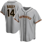 San Francisco Giants #14 Patrick Bailey Gray Puhics Cool Base Stitched Jersey