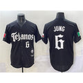 Texas Rangers #6 Josh Jung Black Puhics Mexico 2025 Vapor Premier Limited Stitched Jersey