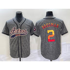 Houston Astros #2 Alex Bregman Grey Puhics Gridiron Cool Base Stitched Jersey