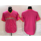 San Diego Padres Blank Pink Puhics Cool Base Stitched Jersey