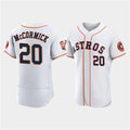 Houston Astros #20 Chas McCormick White Puhics 60th Anniversary Flex Base Stitched Jersey