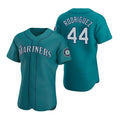 Seattle Mariners #44 Julio Rodr¨ªguez Aqua Puhics Flex Base Stitched Jersey