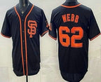 San Francisco Giants #62 Logan Webb Black Puhics Limited Jersey