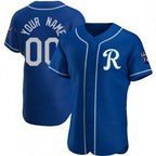 Custom Kansas City Royals Blue Puhics Stitched Jersey