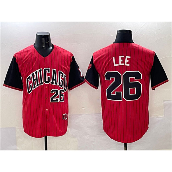 Chicago White Sox #26 Korey Lee Red Black Puhics 2025 City Connect Limited Stitched Jersey