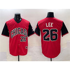 Chicago White Sox #26 Korey Lee Red Black Puhics 2025 City Connect Limited Stitched Jersey