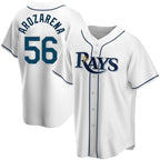 Tampa Bay Rays #56 Randy Arozarena Replica White Puhics Home Jersey