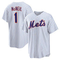 New York Mets #1 Jeff McNeil White Puhics Home Replica Player Jersey