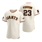 San Francisco Giants #23 Joc Pederson Cream Puhics Flex Base Stitched Jersey