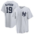 New York Yankees #19 Ryan McMahon White Puhics 2025 Cool Base Stitched Jersey